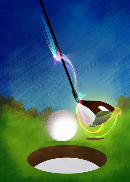 Sfondo golf — Foto Stock