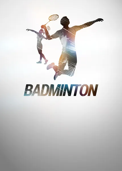Badminton bakgrund — Stockfoto
