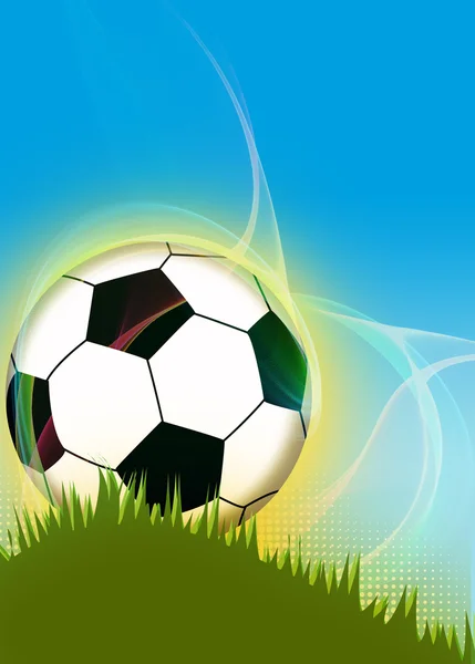 Voetbal of de voetbal achtergrond — Stockfoto