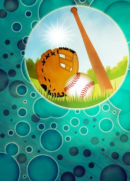 Baseball background — Stock Photo, Image