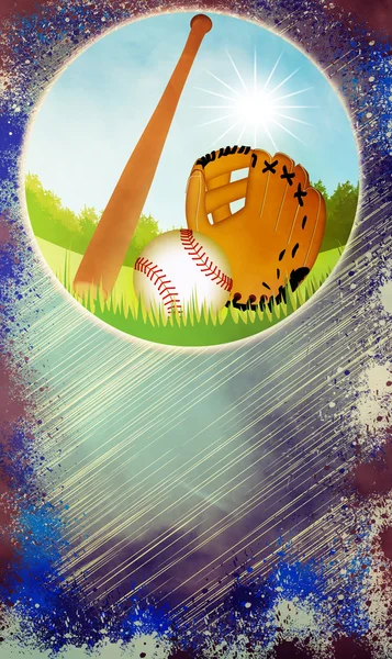 Beyzbol arka plan — Stok fotoğraf