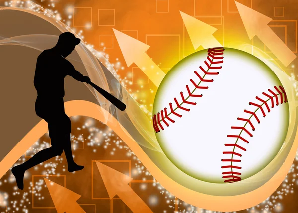 Baseball-Hintergrund — Stockfoto