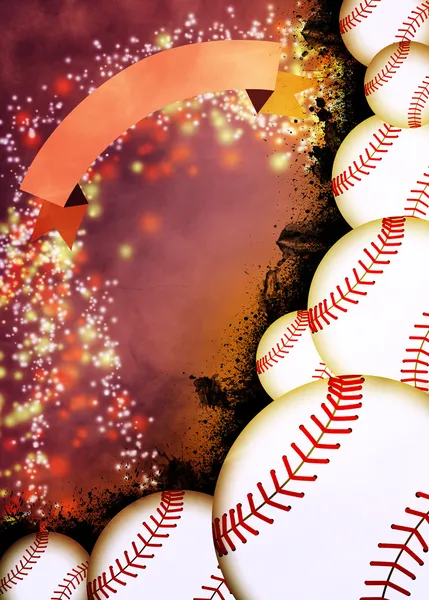 Baseball background — Stock Photo, Image