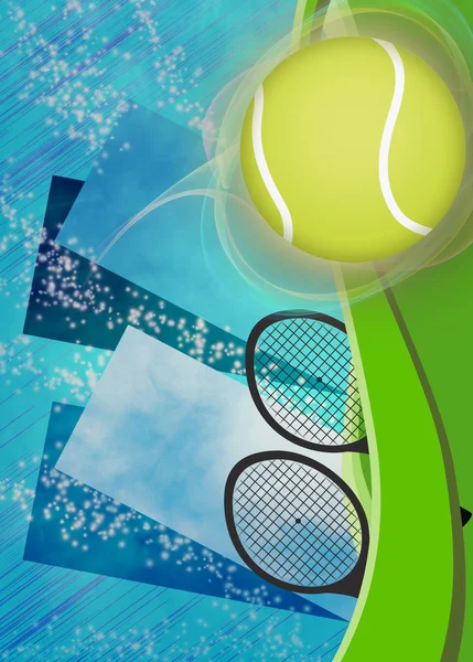 Tennis background — Stock Photo, Image