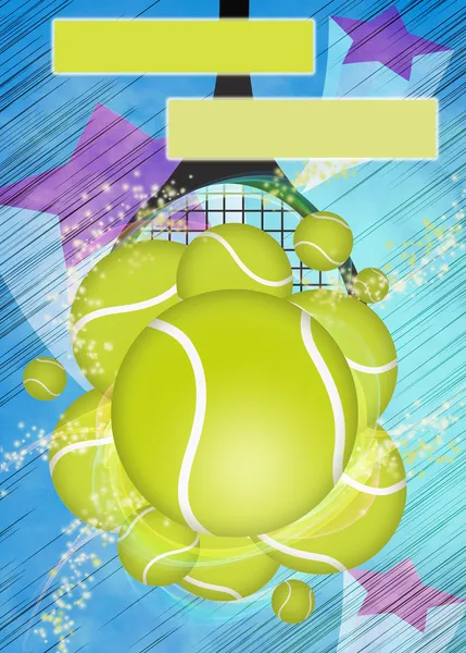 Теннисный фон — стоковое фото