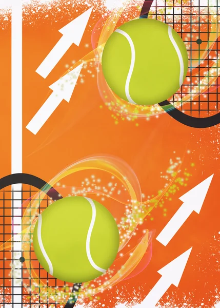 Теннисный фон — стоковое фото