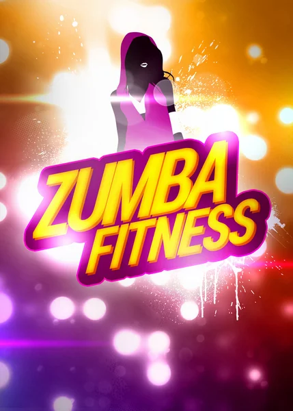 Zumba fitness szkolenia tło — Zdjęcie stockowe