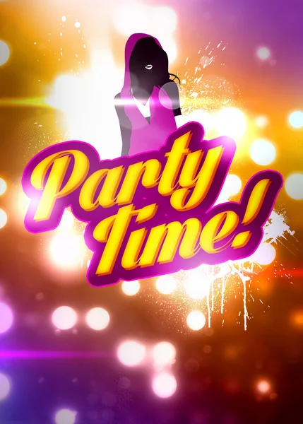 Party time background — Stock Photo, Image