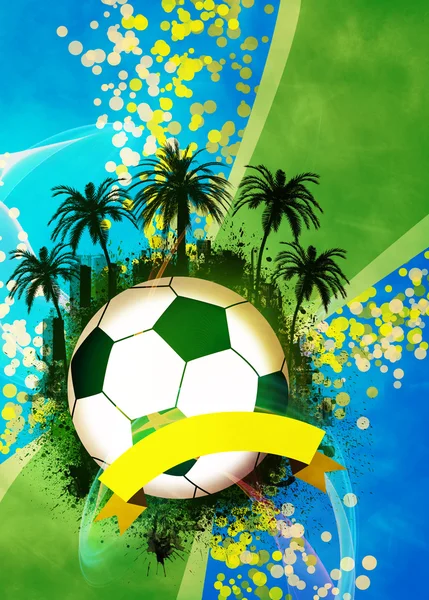 Football or soccer background — Stock Photo, Image