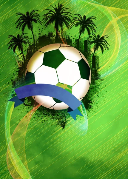 Football or soccer background — Stock Photo, Image