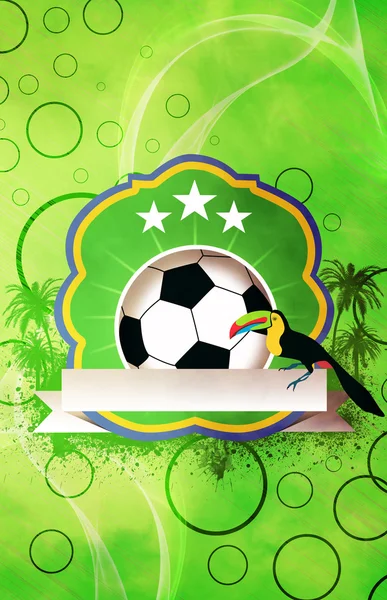 Football or soccer background — Stock Photo, Image