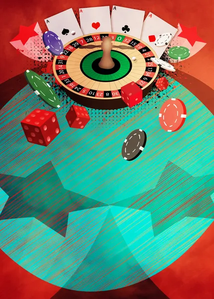 Roulette Hintergrund — Stockfoto
