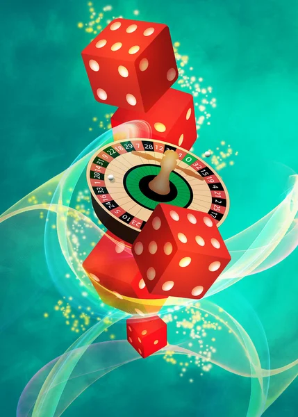 Roulette sfondo — Foto Stock