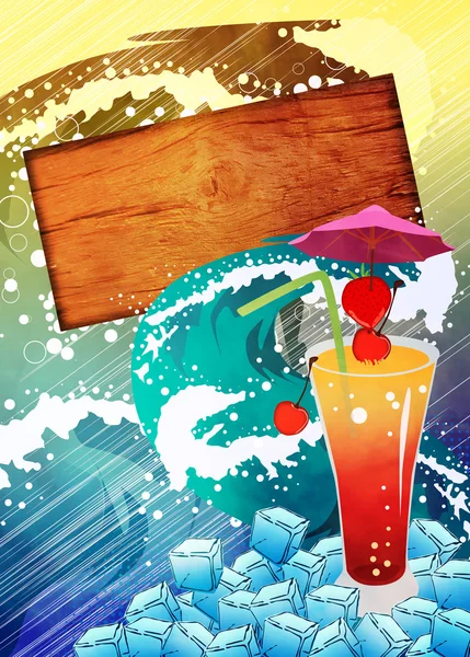 Cocktail bakgrund — Stockfoto