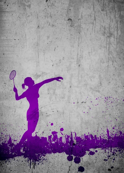 Tło badmintona — Zdjęcie stockowe