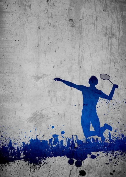 Badminton achtergrond — Stockfoto