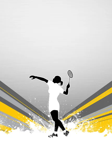 Badminton background — Stock Photo, Image