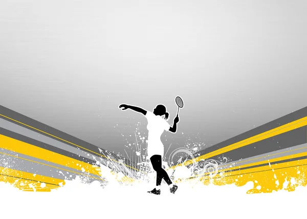 Fundo de Badminton — Fotografia de Stock