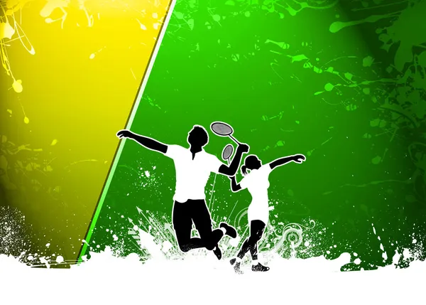 Badminton background — Stock Photo, Image