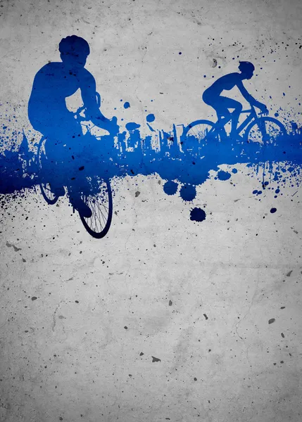 Fundo de ciclismo — Fotografia de Stock