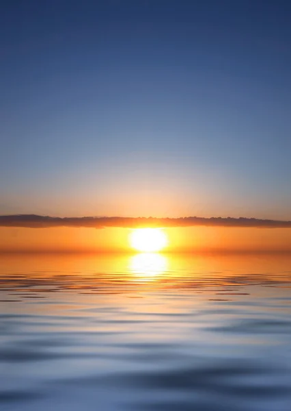 Turuncu sundown — Stok fotoğraf