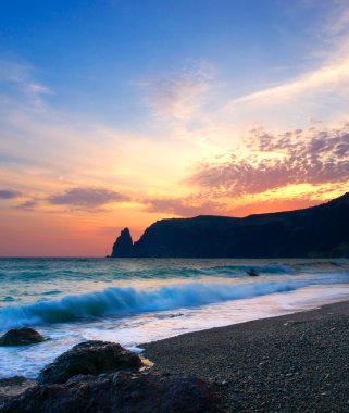 parlak deniz manzarası