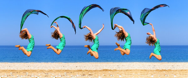 Активная девушка
