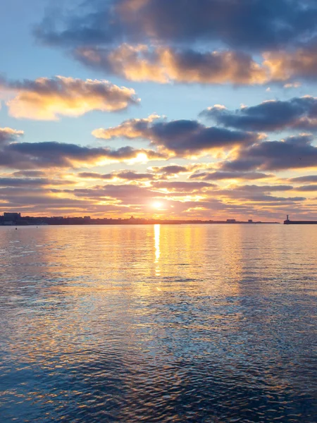 Alba sul mare — Foto Stock