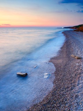 parlak deniz manzarası.