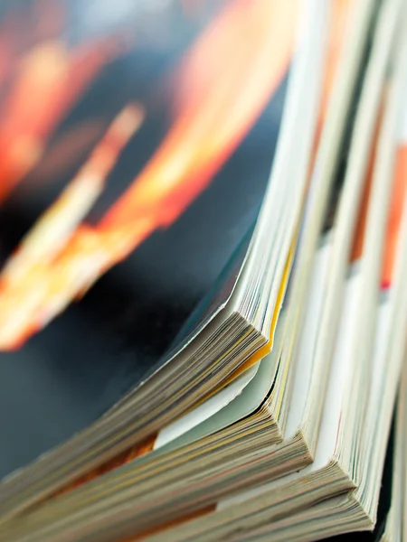 Pile of magazines — Stock Photo, Image