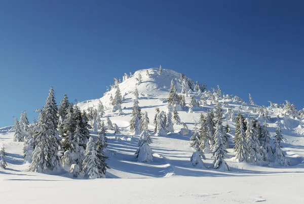 Montanha no inverno . — Fotografia de Stock