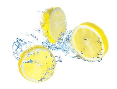 limon ve su sıçrama