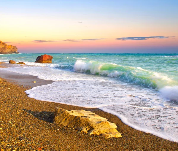 Hermoso paisaje marino de verano — Foto de Stock