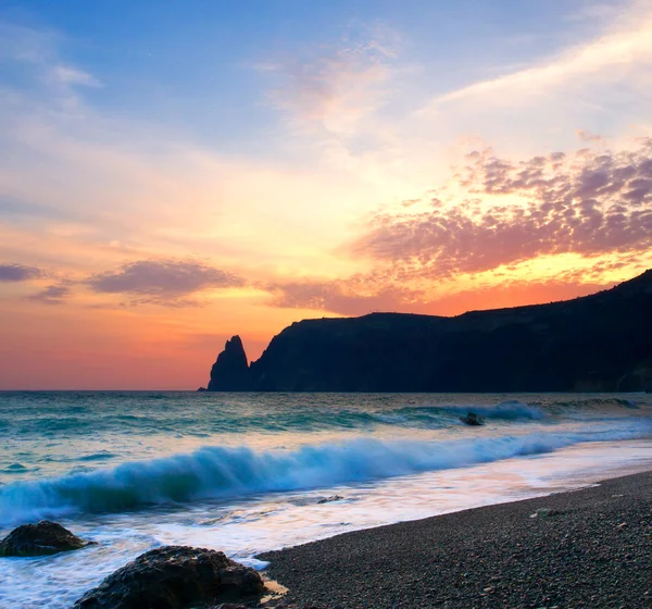 Hermoso paisaje marino de verano — Foto de Stock