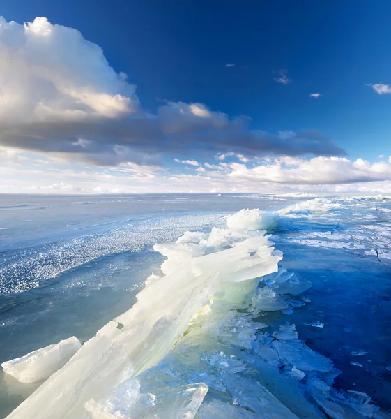 얼음 풍경 — 스톡 사진