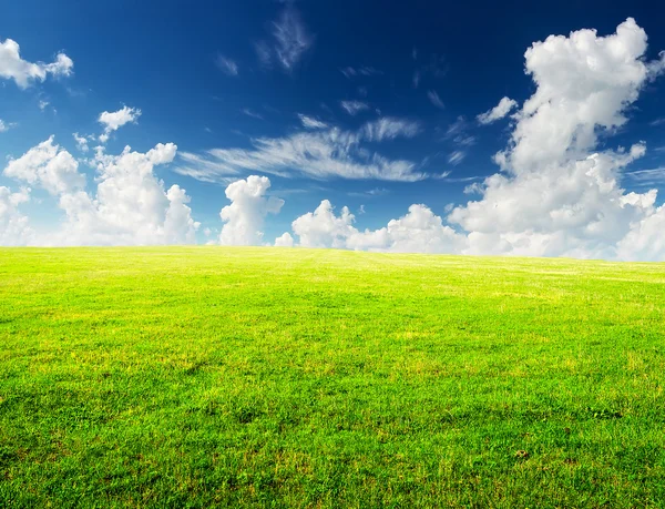 Campo y cielo . — Foto de Stock