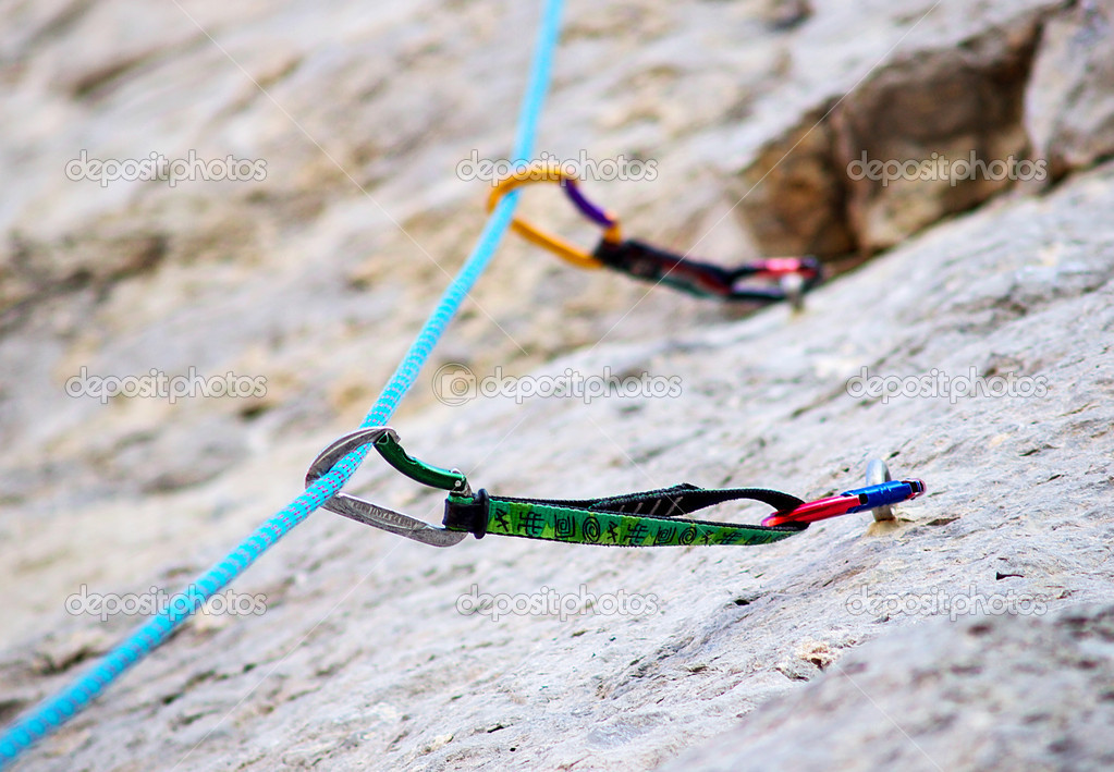 Mountainclimbing equipment — Stock Photo © biletskiy_e 41263587