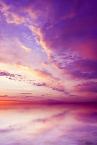 Cielo durante la puesta del sol — Foto de Stock