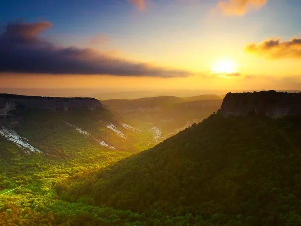 Valle della montagna — Foto Stock