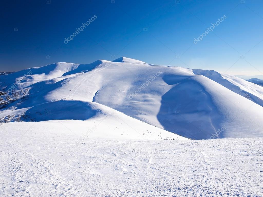 Snowy hills