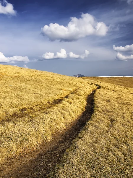 Passerella in montagna — Foto Stock