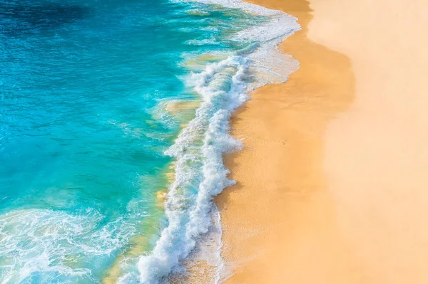 Coast Background Top View Blue Water Background Top View Summer — Stock Photo, Image