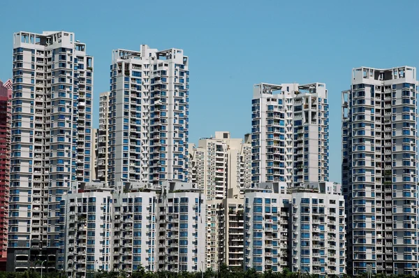 Budynki mieszkalne w Chinach — Zdjęcie stockowe