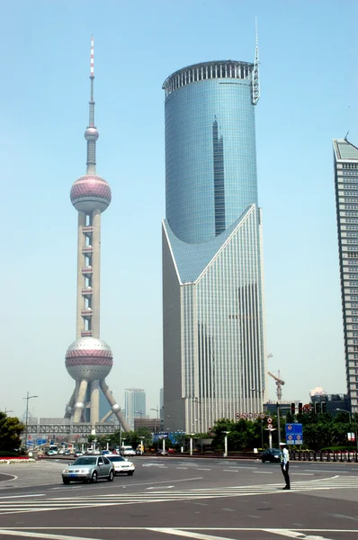 Shanghai moderna skyskrapor shanghai — Stockfoto