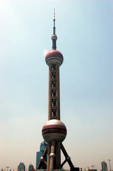 Shanghai - orient pearl TV-tornet — Stockfoto