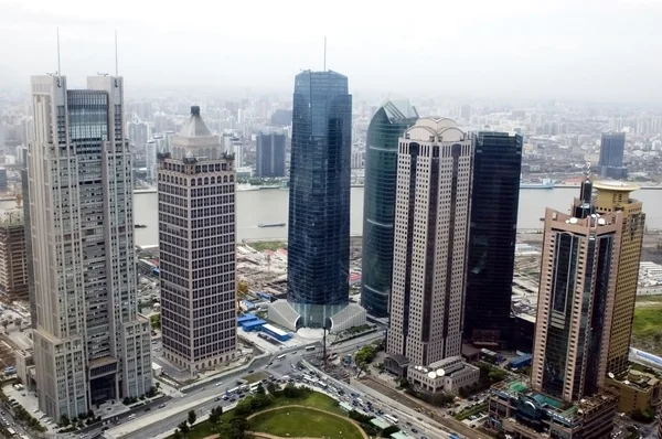 Shanghai cityscape — Stok fotoğraf