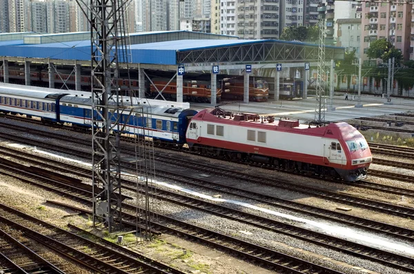 Chiński pasażera pociągu — Zdjęcie stockowe