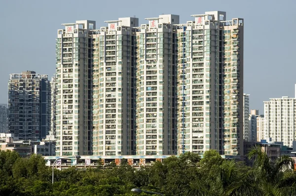 Área residencial chinesa moderna — Fotografia de Stock