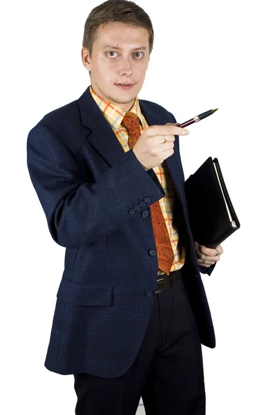 Young, elegant businessman — Stock Photo, Image