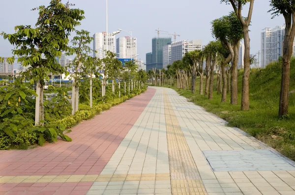 Trottoaren i shenzhen — Stockfoto